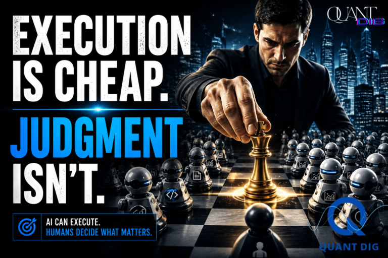 Read more about the article Execution Is Cheap. Judgment Isn’t.