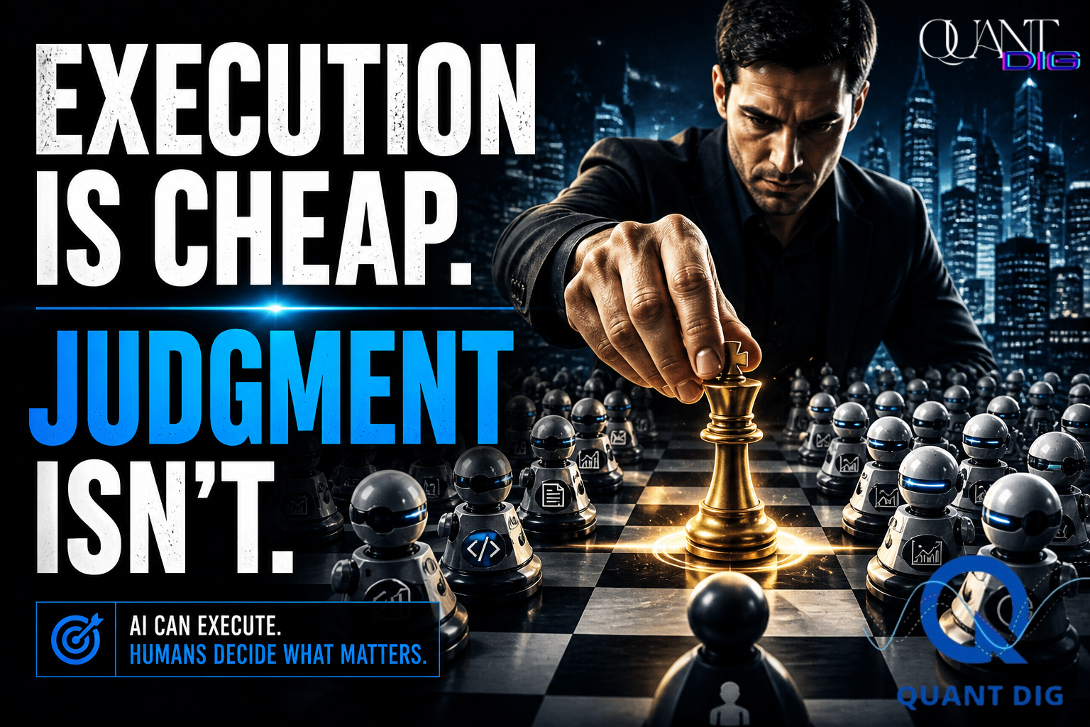You are currently viewing Execution Is Cheap. Judgment Isn’t.