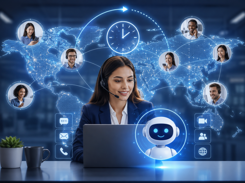 AI agent ROI dashboard showing cost saving and productivity growth