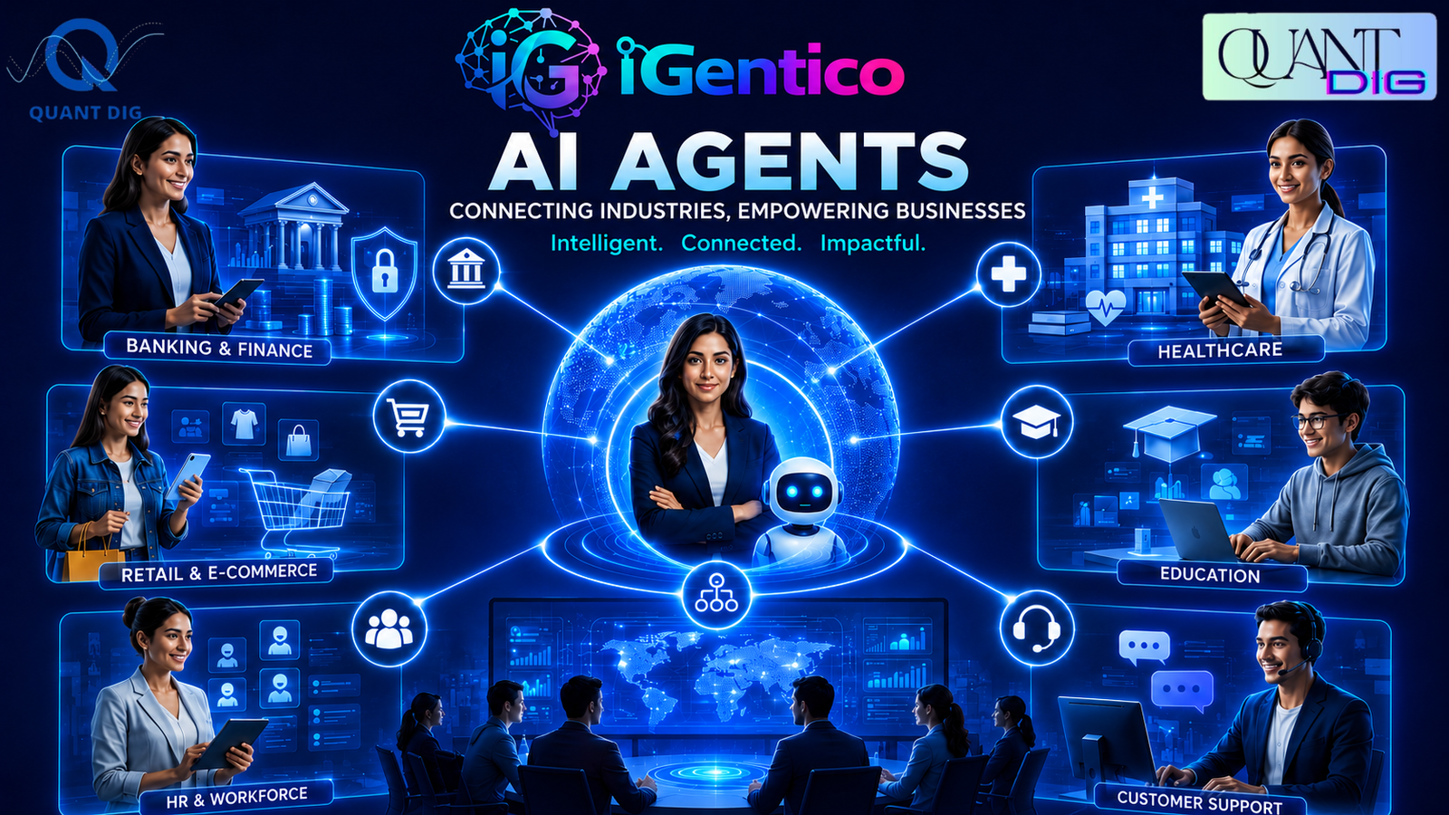 You are currently viewing AI Agents Are Becoming the New Digital Workforce — How iGentico Helps Industries Scale Smarter 🚀