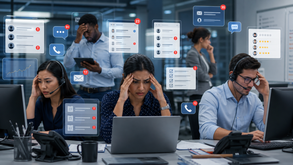 Enterprise teams overloaded with customer support and operational queries